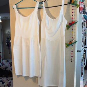 EUC VINTAGE SET OF 2 WONDER MAID FINE LINGERIE sleeveless stretchy nylon to